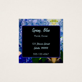 Bouquets d'hydrangées bleu violet