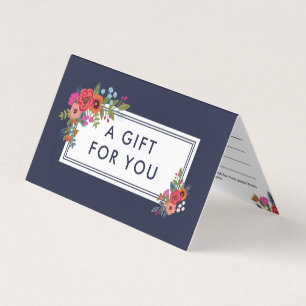Bouquets floraux Boho - Certificat cadeau