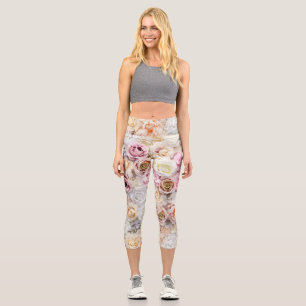 Bouquets of Roses 1 Capri Leggings