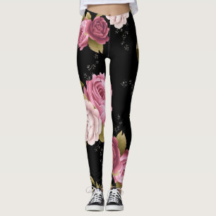 Bouquets of Roses 3 Leggings