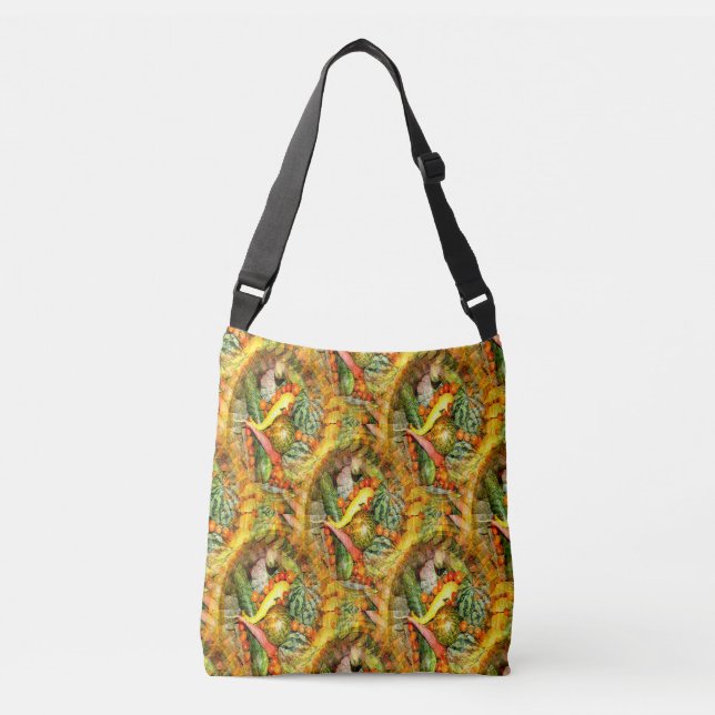 Bouquets of vegetables..... crossbody bag (Front)