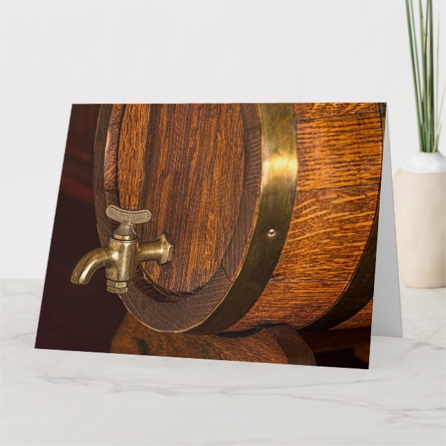 BOURBON BARREL BIRTHDAY BIG CARD (Front)
