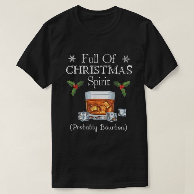 BOURBON Full of Christmas T-Shirt (Design Front)