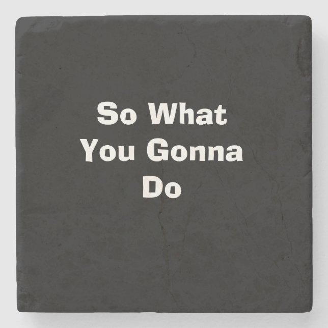 Bourbon Marble Stone Coaster (Front)