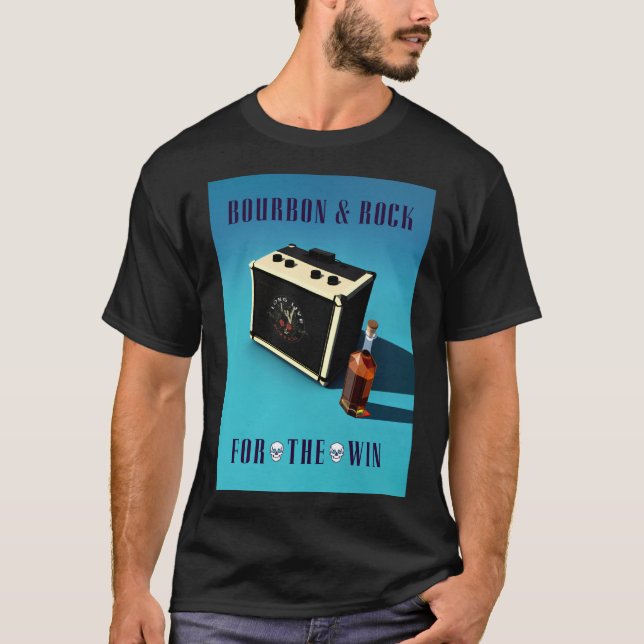 Bourbon & Rock - Pour Le T-Shirt Win (Devant)