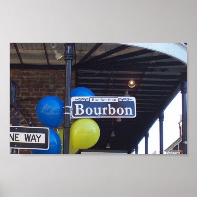 Bourbon Street Poster (Front)