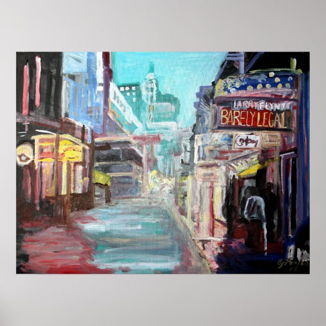 Bourbon Street Poster (Front)