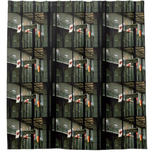 Bourbon Street Sign in New Orleans (Front)