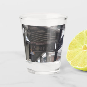 Bourbon Street Sign Shot Glass