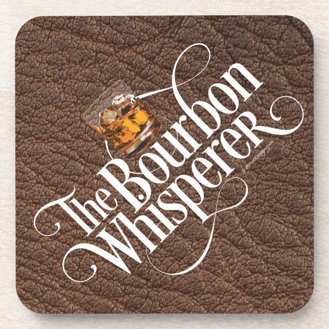Bourbon Whisperer Coaster (Front)