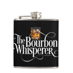 Bourbon Whisperer Hip Flask