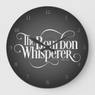 Bourbon Whisperer Large Clock