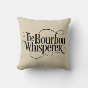 Bourbon Whisperer Throw Pillow