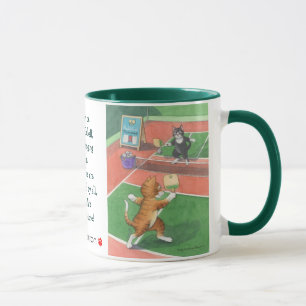 Bourgeon de chats de Pickleball et tasse élégante