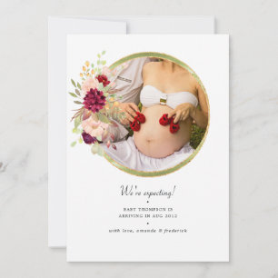 Bourgogne-Marsala et Faire-part de grossesse