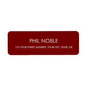Bourgogne monogramme de nom professionnel simple m