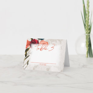 Bourgogne, Pêcher Roses pliés Mariage Nom de la ta