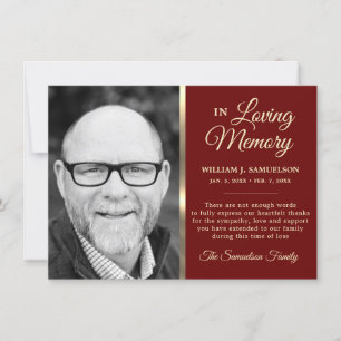 Bourgogne Sympathy Funeral Memory MERCI Photo