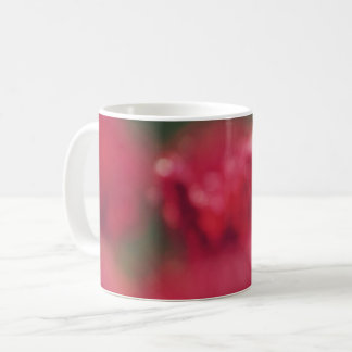 Bourgogne, vert, fuchsia, rouge, tasse d'art abstr