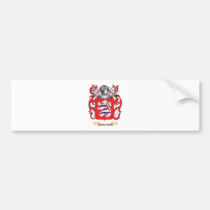 Bourguignon Coat of Arms (Family Crest) Bumper Sticker