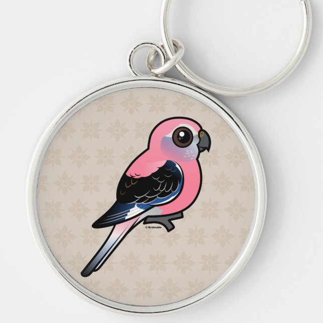 Bourke's Parakeet Keychain (Front)