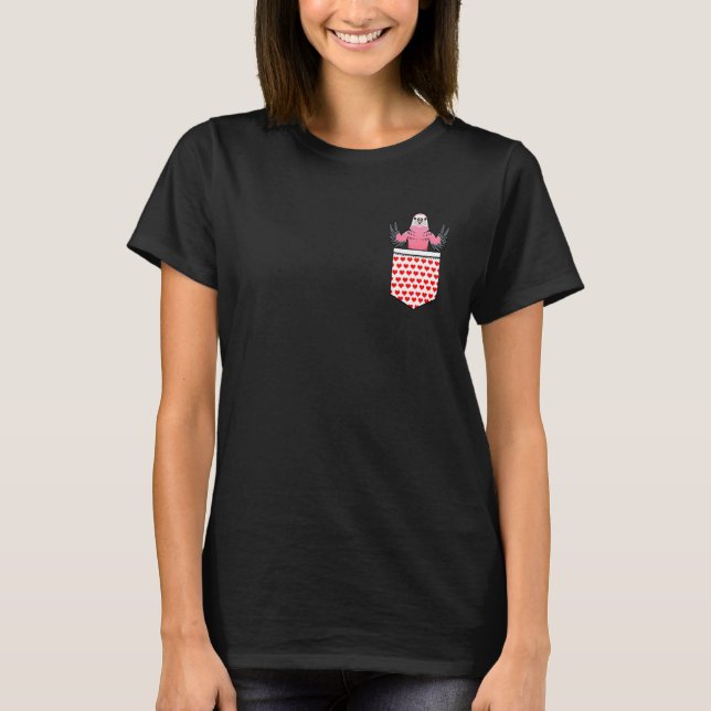 Bourke's Parrot Bird  Parakeet T-Shirt (Front)