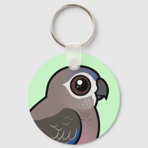 Bourke's Parrot Keychain