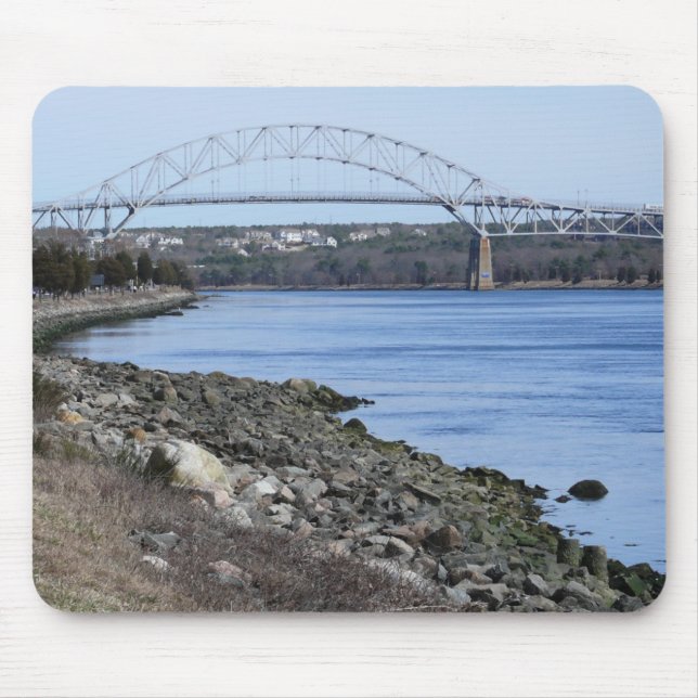 Bourne Bridge Cape Cod Mousepad (Front)