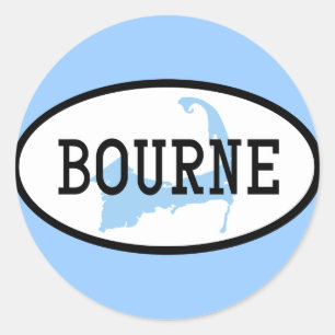 Bourne, MA Autocollant