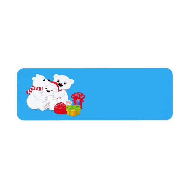 Bours polaires de Noël mignons (Devant)