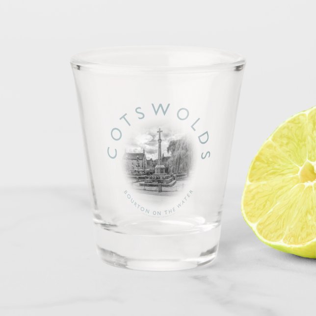 Bourton on the Water Shot Glass (Front)