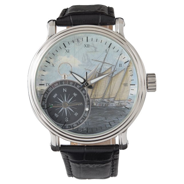 boussole et montre (devant)