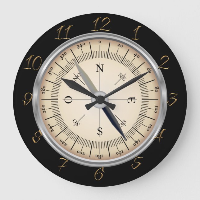 Boussole grande horloge (Recto)