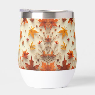 Bouteille à motifs feuille