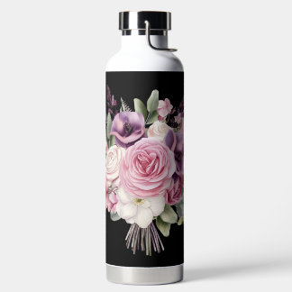 Bouteille de boisson florale moderne personnalisée
