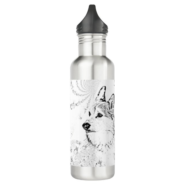 Bouteille de boisson thermique Motif de Corgi (Gauche)