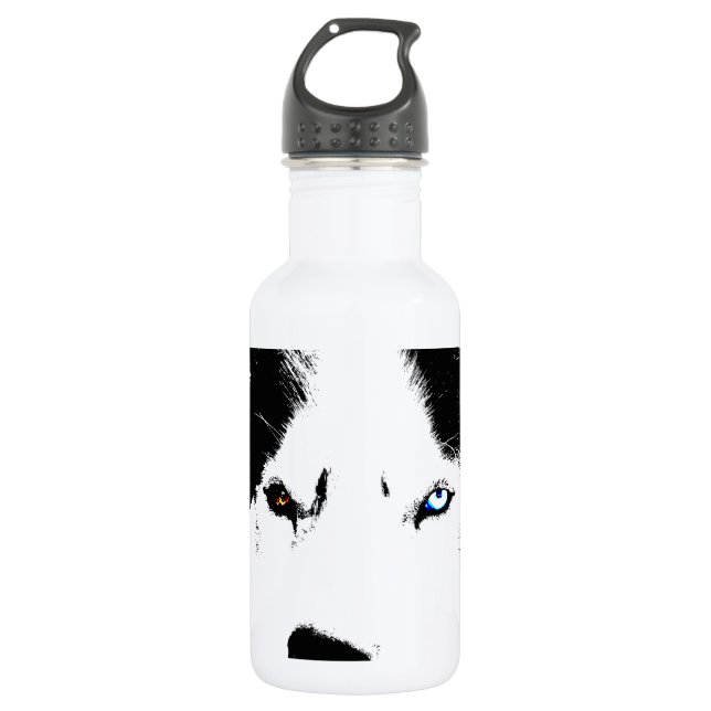 Bouteille de chien Husky personnalisée Husky (Devant)