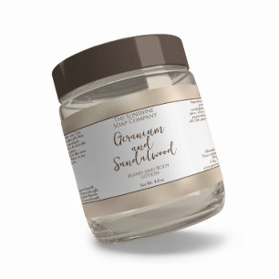 Bouteille de cosmétiques ou Étiquette de bocal - B