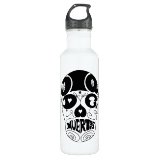 Bouteille de Dia De Los Muertos Skull