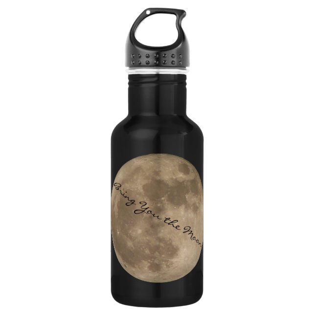 Bouteille de lune Pleine lune personnalisée Boutei (Devant)