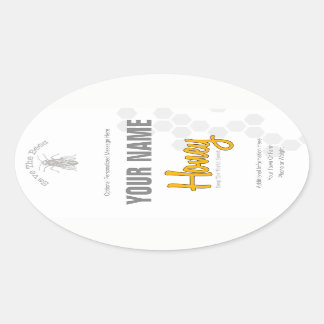 Bouteille de miel personnalisée Étiquette personna