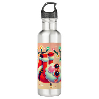 Bouteille de Noël amusante - S