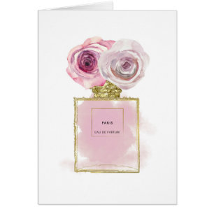 Bouteille de parfum de mode florale Roses roses Gl