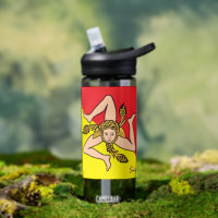 Bouteille de Sicile, Triskelion, Drapeau patriotiq