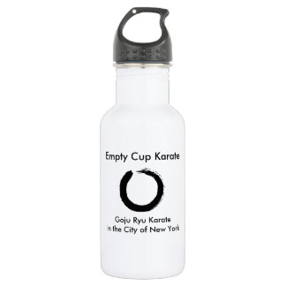 Bouteille de tasse d'eau vide