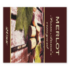 Bouteille de vin bouchons et bouteille de feuille 