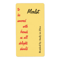 bouteille de vin script bouteille de vin étiquette