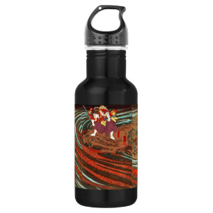 Bouteille D'eau 鬼 若 丸 鯉 退 治, Carpe de Monstre, Kuniyoshi, の, Ukiyo