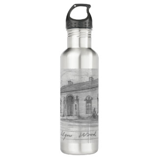 Bouteille d'eau 1924 Esquisse d'architecture origi