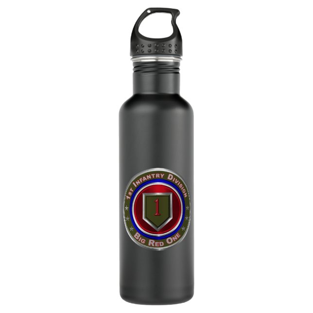 Bouteille D'eau 1re division d'infanterie "Big Red One" (Devant)